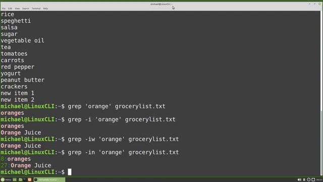 Linux Command Line (36) grep смотреть онлайн