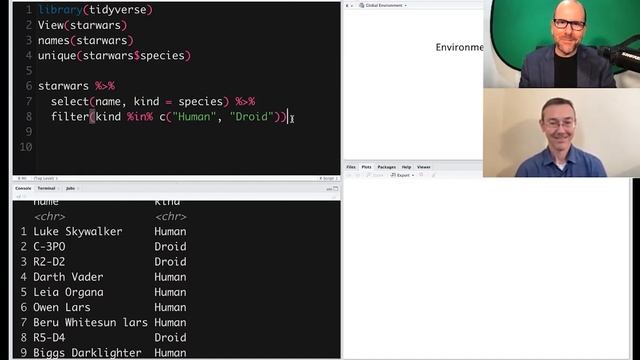 R programming for beginners: Select, filter and fill functions within the tidyverse смотреть онлайн