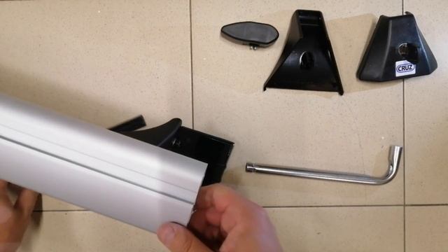 Roof rack Skoda Fabia Crossbars Installation смотреть онлайн