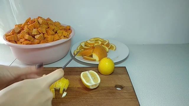 Тыквенное варенье с апельсином и лимоном.Варенье из тыквы..mp4