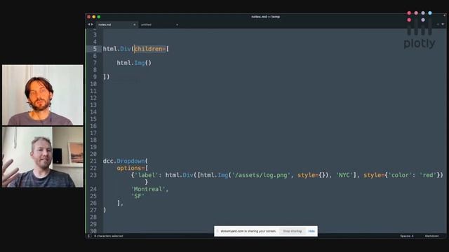 Components as Properties Plotly Dash 2.5 смотреть онлайн