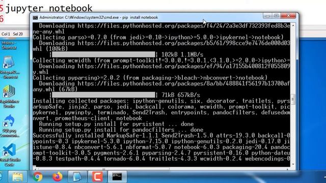 Tutorial Install Jupyter Notebook on virtualenv (project1) - python 3 смотреть онлайн