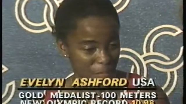 Olympics - 1984 - L A Games - Track - Donna De Varons Interviews USA 100m Gold Medal Evelyn Ashford смотреть онлайн