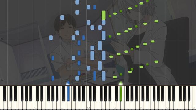 Bon♡Kyu♡Bon wa Kare no Mono♡ - Nande Koko ni Sensei ga!? OP - Piano Arrangement [Synthesia] смотреть онлайн