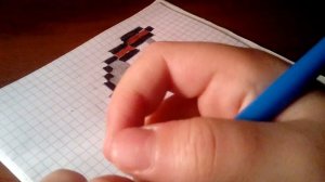 Как нарисовать кирку из майнкрафта