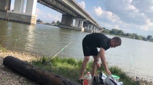 РЫБАЛКА В РОСТОВЕ ПОД ЗАПАДНЫМ МОСТОМ. #рыбалка #рыбалканадону #рыбалканалеща