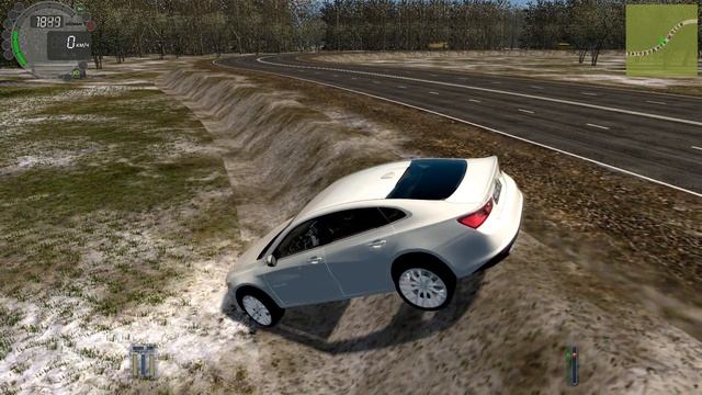 Chevrolet Malibu 2017 РАЗГОН ДО 200КМ City Car Driving смотреть онлайн