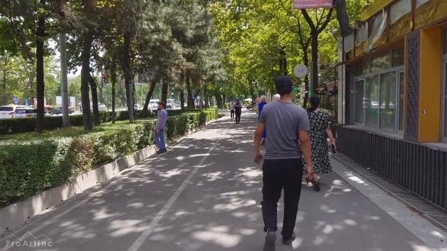 Exploring Bishkek City, Republic Of Kyrgyzstan - 4K Urban Walking Tour With Real City Sounds