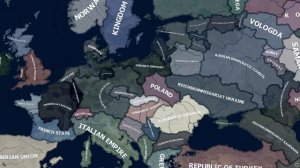 German Civil War - HOI4 TNO timelapse