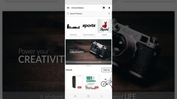 CS Cart Mobile App - Overview
