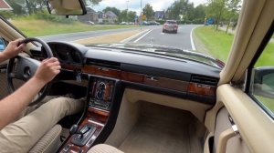 Mercedes Benz W116 450 SEL 6.9 - Driving Video - Oldenzaal Classics