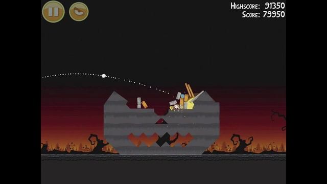 Angry Birds Seasons Trick or Treat 2-2 Halloween 2011 Walkthrough 3 Star смотреть онлайн