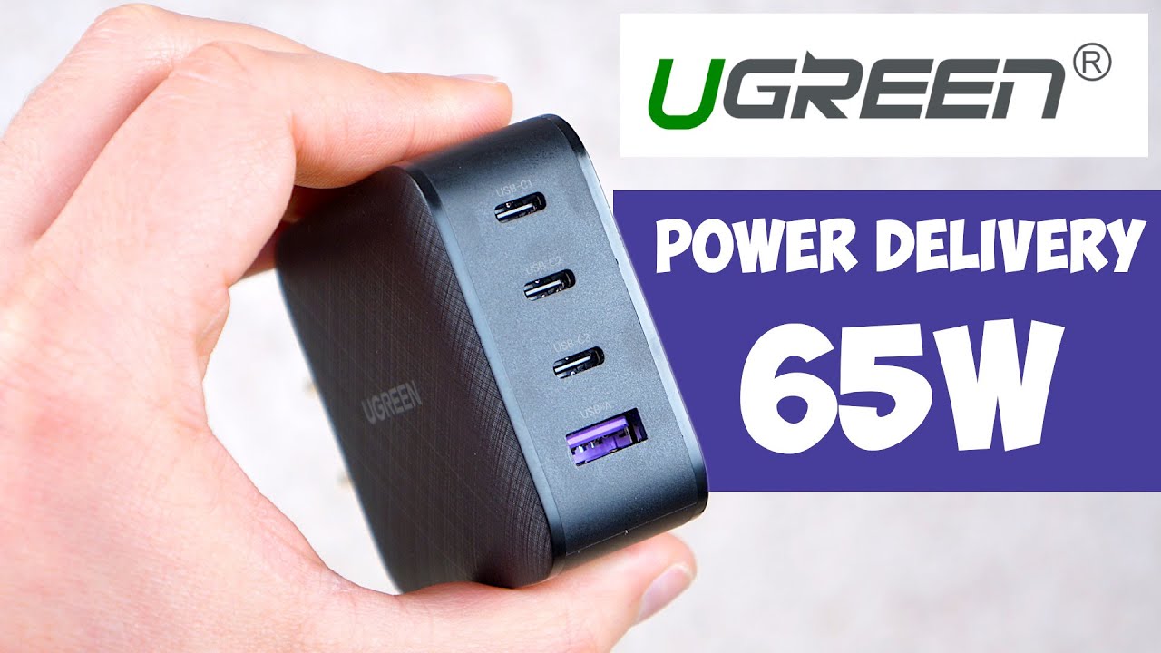 ⚡ ТЕСТ МОЩНОГО ЗАРЯДНОГО УСТРОЙСТВА UGREEN GAN 65W ? МОЩНОСТЬ, ПУЛЬСАЦИИ, НАГРЕВ, БЫСТРАЯ ЗАРЯДКА смотреть онлайн