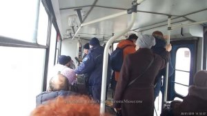 Троллейбус 72 от Беляево до Варшавской // 30 января 2019
