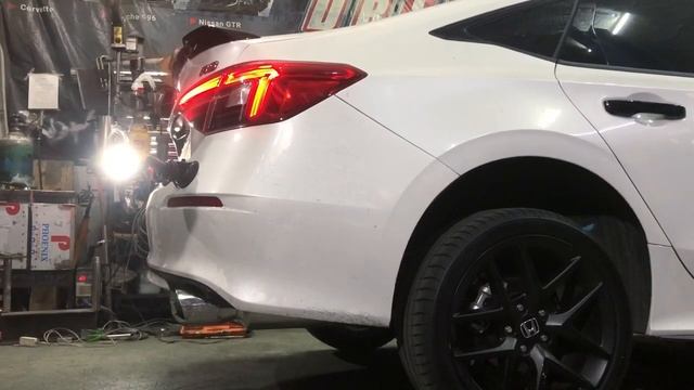 Full turboback exhaust system on a 2024 Honda Civic RS смотреть онлайн