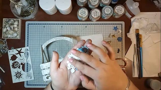 Salted Altered Box - Мастер-класс по созданию морского 