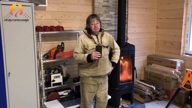 Отопительная чугунная печь буржуйка Tomera с дымоходом Schiedel Permeter. Отзыв нашего заказчика. смотреть онлайн