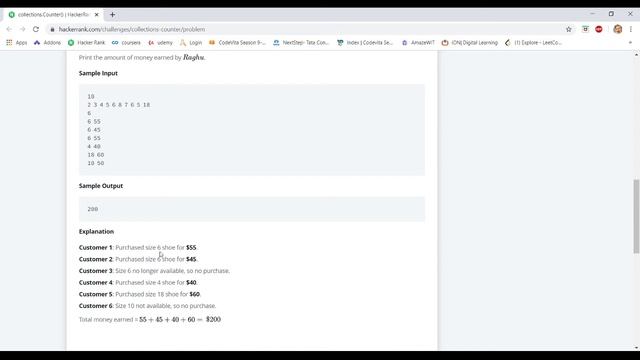 Collections Counter HackerRank | Coding in Lockdown смотреть онлайн