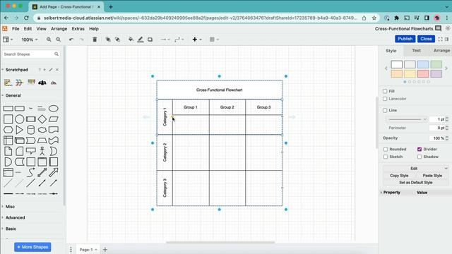 How to Create Cross-Functional Flowcharts in Confluence using draw.io смотреть онлайн