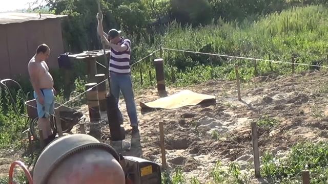 Как залить буронабивные сваи смотреть онлайн