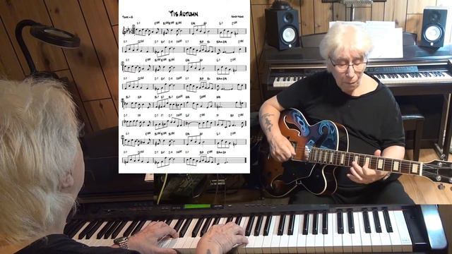 'Tis Autumn ( TvdH ) - Jazz guitar & piano cover Henry Demo ) смотреть онлайн