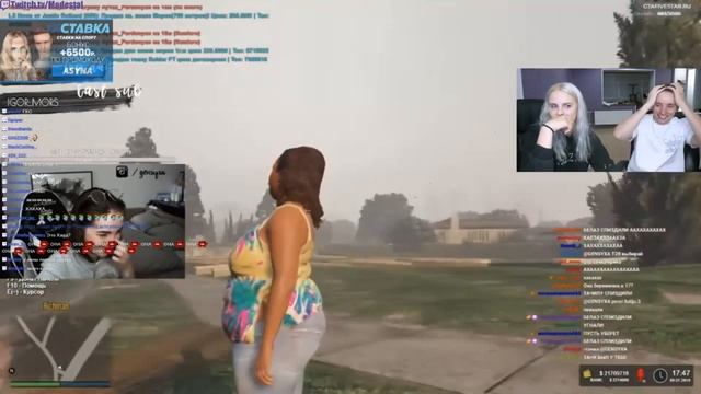 modestal смотрит Топ Моменты c Twitch | СНЯЛА КОФТУ  | Оляша Школьное Фото | Андрей Залез на Ксюху