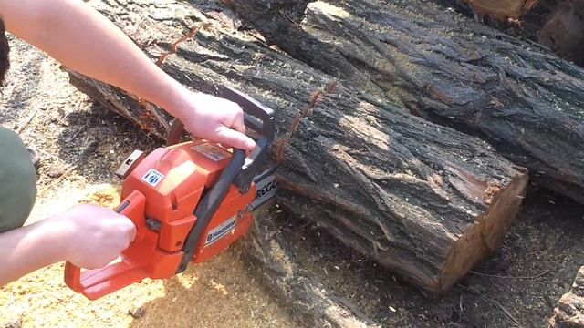 Бензопила Husqvarna 142 e смотреть онлайн