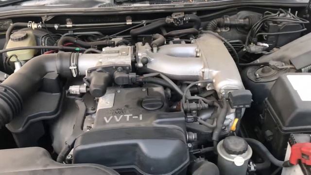 Работа двигателя 2JZGE VVT-i, Toyota Crown JZS155