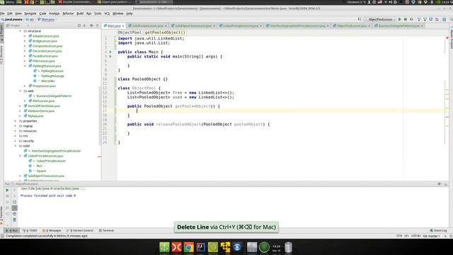 Урок Java 275: Patterns 8: Object Pool смотреть онлайн
