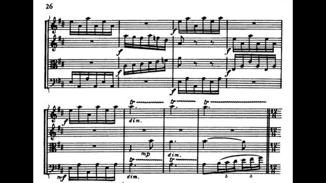 Prokofiev, String Quartet 2 - Video Score - Emerson Quartet смотреть онлайн