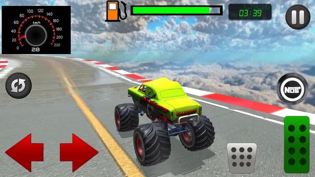 Impossible Monster Truck Stunt Racing 3D - Monster Truck Extreme Stunts Simulator - Gameplay Androi смотреть онлайн