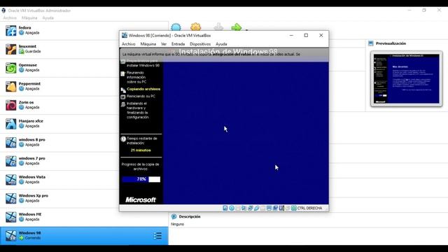 Como Instalar Windows 98 en Virtual Box смотреть онлайн