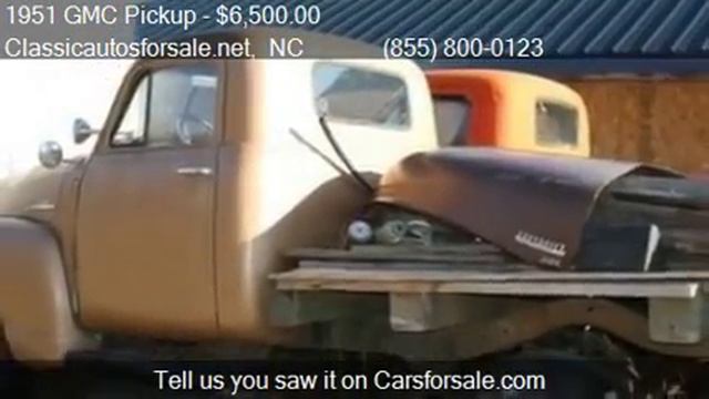 1951 GMC Pickup for sale in Nationwide, NC 27603 at Classic #VNclassics смотреть онлайн