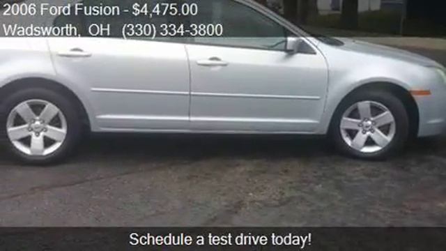 2006 Ford Fusion I4 SE 4dr Sedan for sale in Wadsworth, OH 4 смотреть онлайн