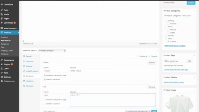 Woocommerce Wordpress Tutorial - How to add products, edit products & create variable products смотреть онлайн