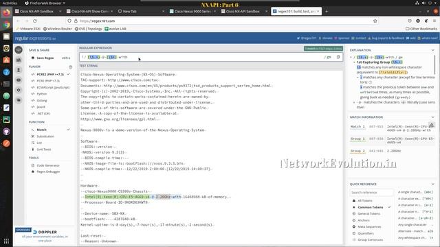 Cisco NX-OS API Python Automation Part6 | Parse Nexus API CLI ASCII show command Output using Rege смотреть онлайн