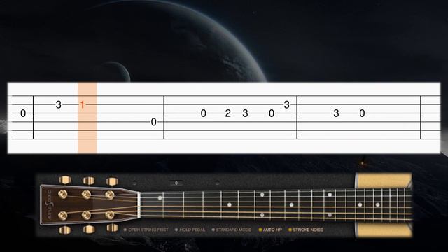 STAR WARS - The Force Theme - Guitar tutorial (TAB) смотреть онлайн