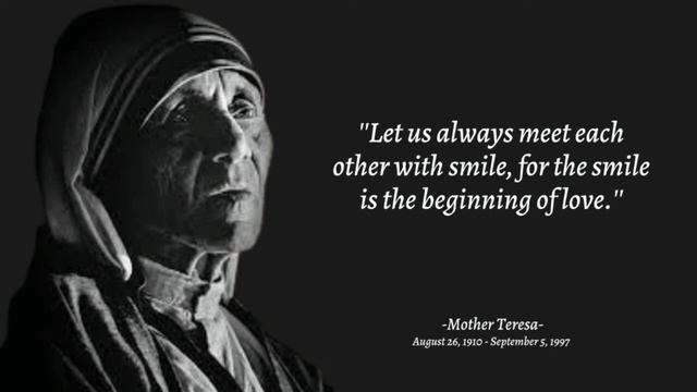 55 POWERFUL QUOTES BY MOTHER TERESA TO INSPIRE YOU TO BECOME A BETTER PERSON. смотреть онлайн
