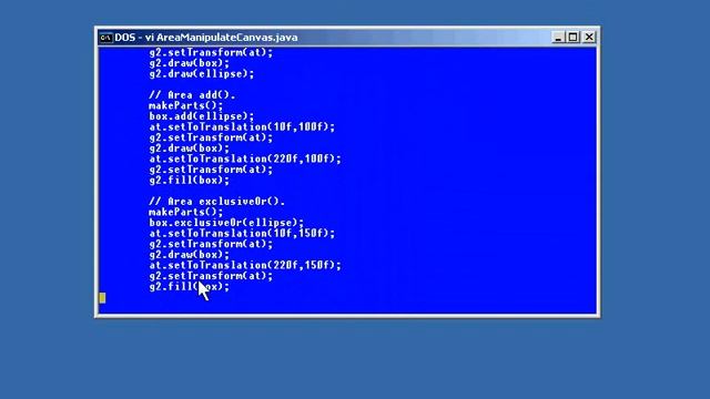 Lesson10 Combining Shapes with an Area Object | Java Graphics Tutorial смотреть онлайн