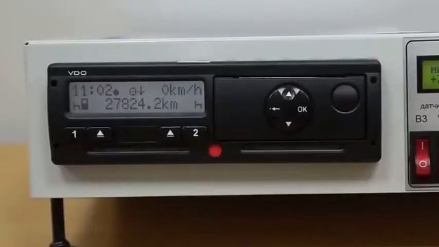 VDO 1381 Инструкция работы с тахографом для водителя смотреть онлайн