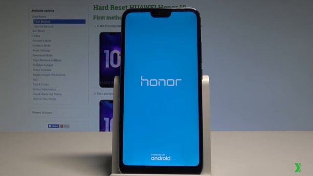 How To Hard Reset Honor 10 By Secret Code / Restore Factory |HardReset.Info