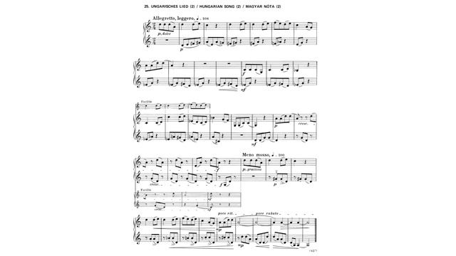 Béla Bartók - 44 Duos for Two Violins, Sz. 98 смотреть онлайн