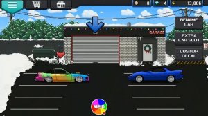 Стрим игры «Pixel Car Racer».