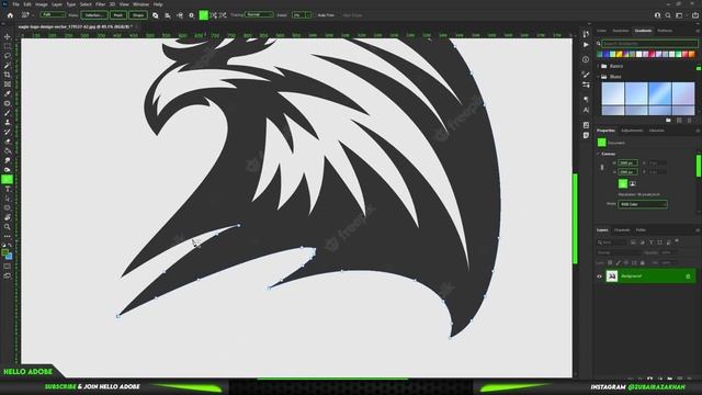 How to Trace any Logo in Photoshop in Just 2 Minutes | Photoshop Tutorial смотреть онлайн
