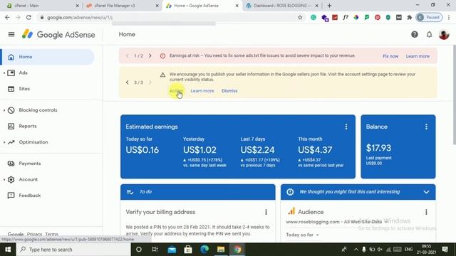 How To Fix Google Sellers.json file error in Google Adsense 2021 смотреть онлайн