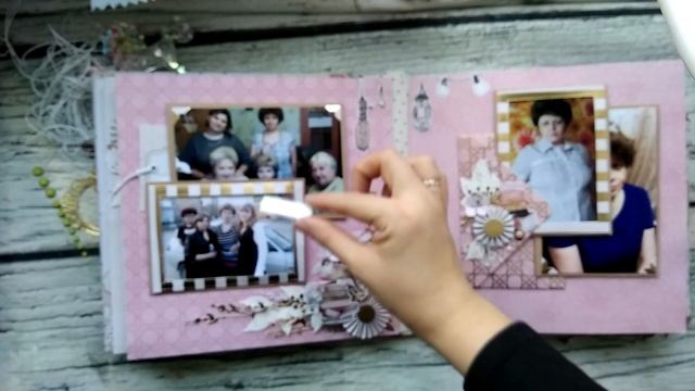 Розово золотой фотоальбом с любовью к маме/byMashaMalgina смотреть онлайн