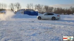 Тест на снегу Infinity M37x дрифт инфинити м37