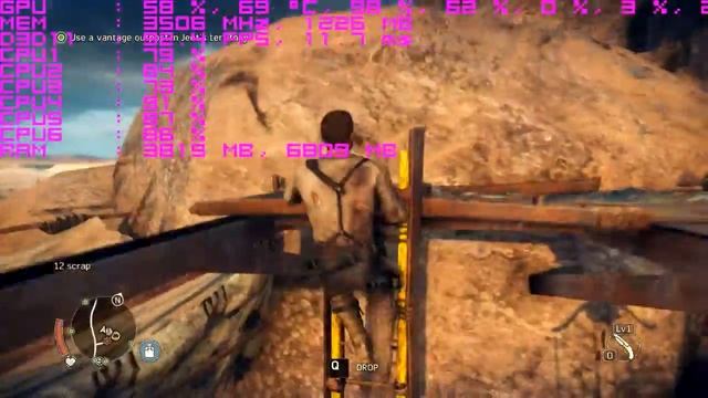 Mad Max on Nvidia Geforce GTX 960 | Ultra Settings смотреть онлайн