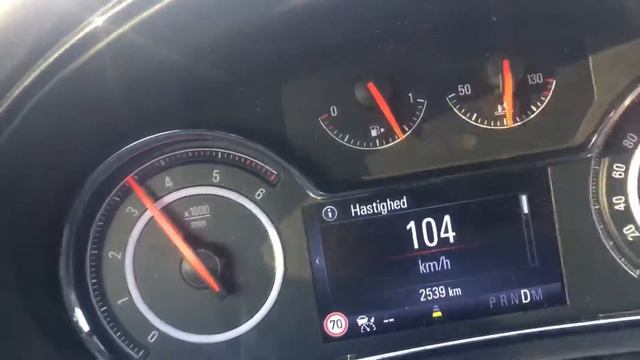 2016 - Opel Insignia 0-140 km/h (Automatic) смотреть онлайн