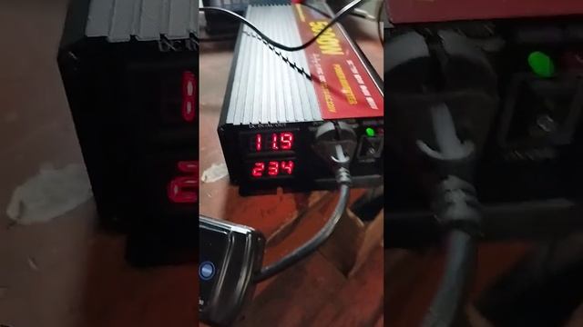 Inverter Powland 5000w load test 1000w hairdryer смотреть онлайн